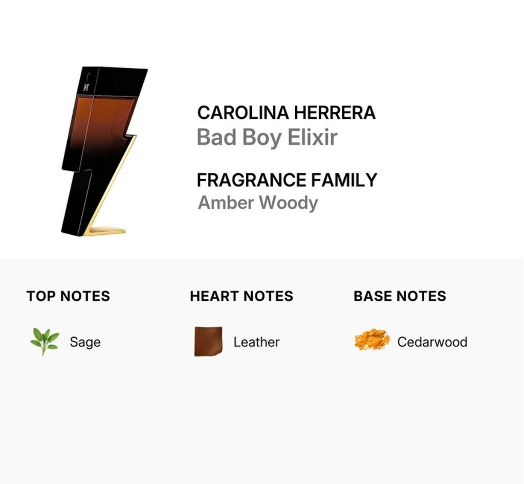 Bad Boy Elixir (Tester Box)100ml by Carolina Herrera