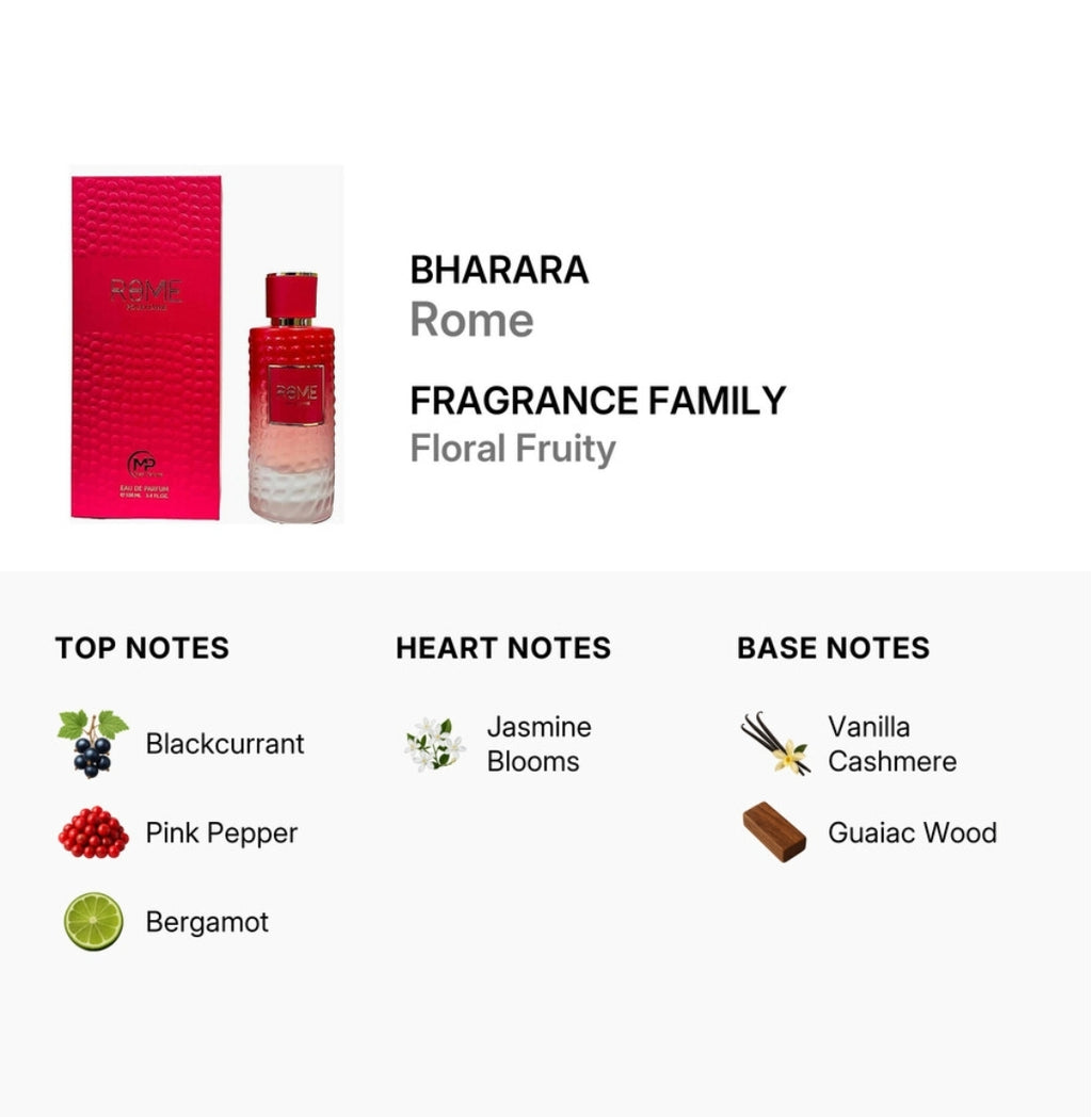 Rome Pour Femme Women EDP 100ml by Bharara